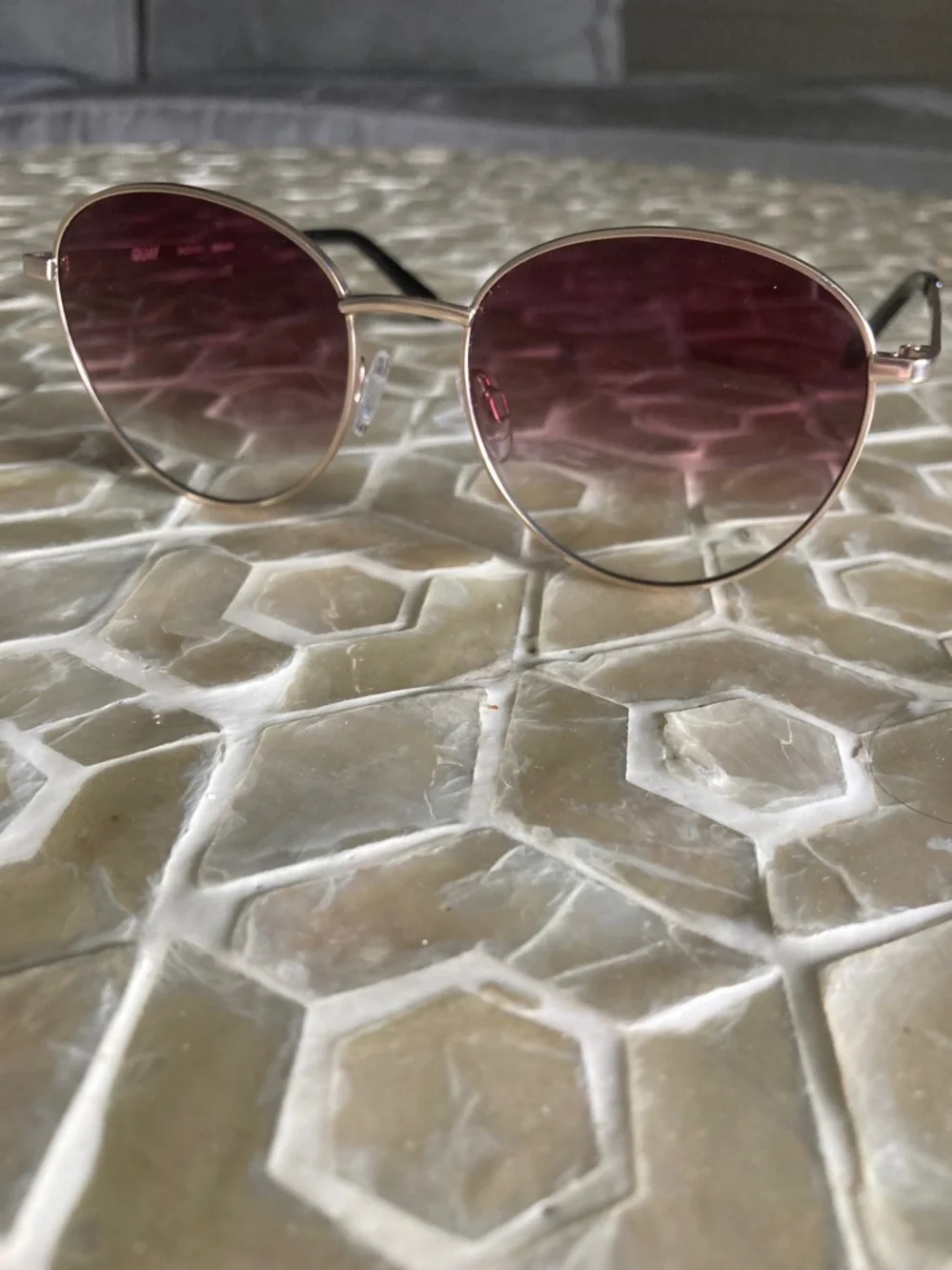 Quay Australia 50mm Loop Me In Round Sunglasses
